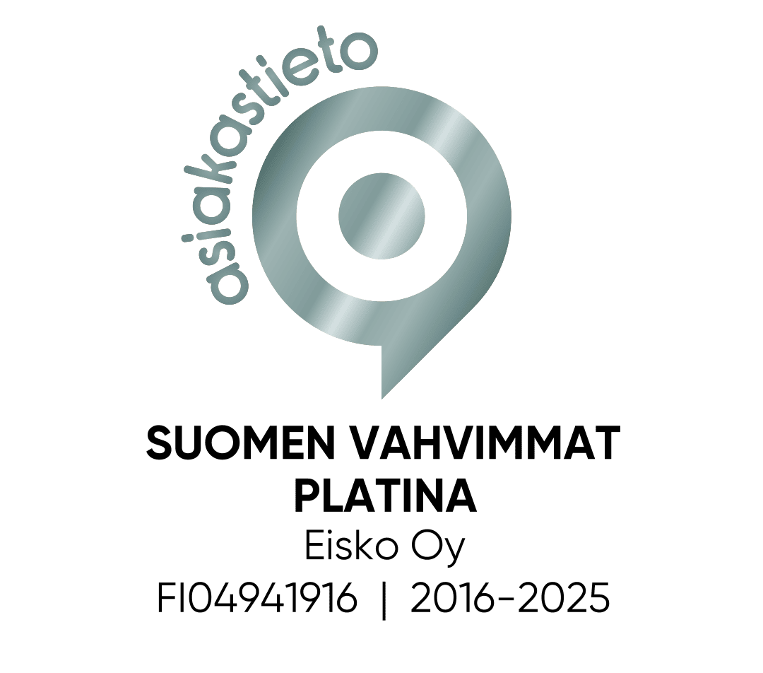 Asiakastieto - Suomen vahvimmat Platina Eisko Oy 2016-2025
